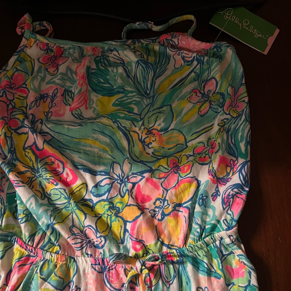 NWT Lilly Pulitzer Sz L Romper Girls